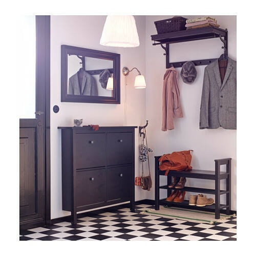 Ikea hemnes shoe hot sale bench